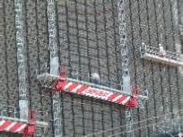 plate-forme sur mâts chantier: Bibliothèque de Lyon