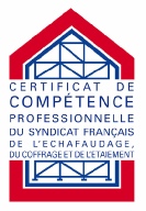 certificat de compétence professionnelle de l'échafaudage (Qualibat)